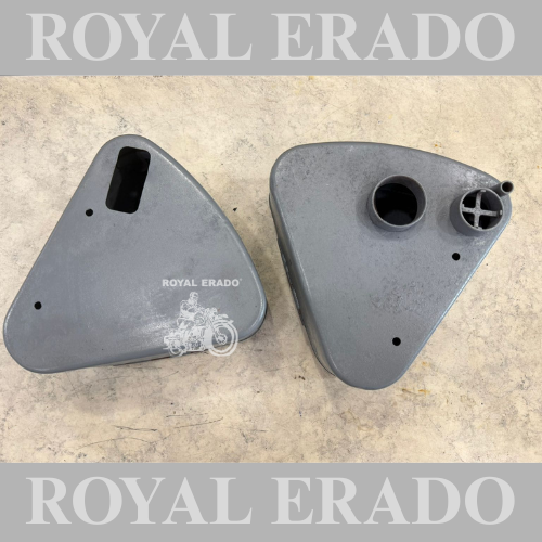 Toolbox set for Royal Enfield Classic Electra Standard without paint.