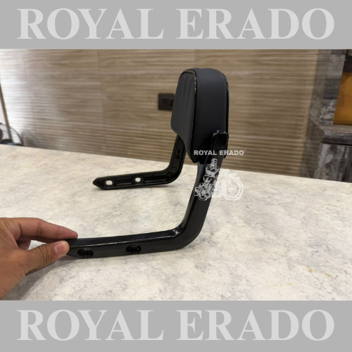 Universal backrest for Royal Enfield Reborn Classic Battalion, New Standard Classic Electra, and vintage G2 1962 old model bullet 350cc.