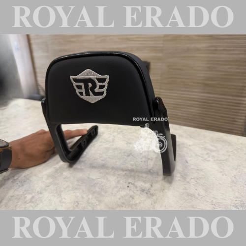 Universal backrest for Royal Enfield Reborn Classic Battalion, New Standard Classic Electra, and vintage G2 1962 old model bullet 350cc.