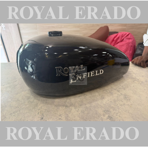 Royal enfield electra bs-3 bs-4 tank in black color
