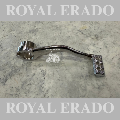 Royal Enfield old model cast iron engine neutral lever for 4 speed bike, Standard and Electra in chrome