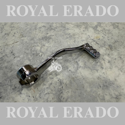 Royal Enfield old model cast iron engine neutral lever for 4 speed bike, Standard and Electra in chrome