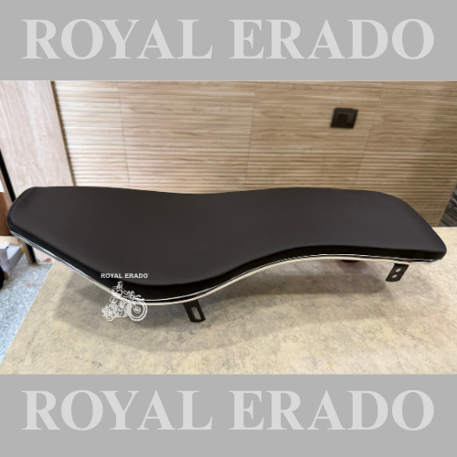 Royal Enfield Harley style low riding thin seat Harley style for Classic Electra Standard.