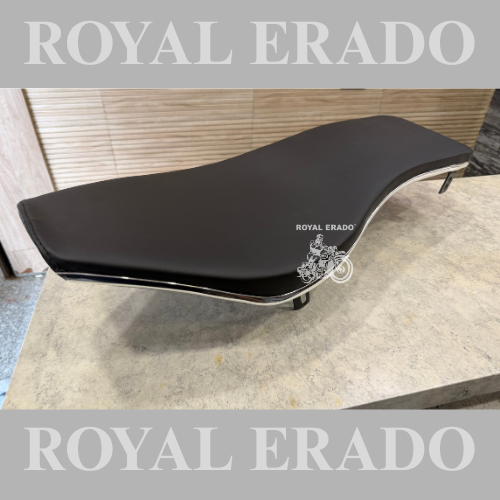 Royal Enfield Harley style low riding thin seat Harley style for Classic Electra Standard.