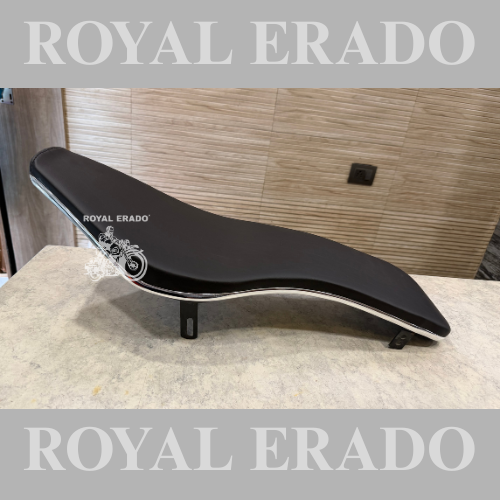 Royal Enfield Harley style low riding thin seat Harley style for Classic Electra Standard.