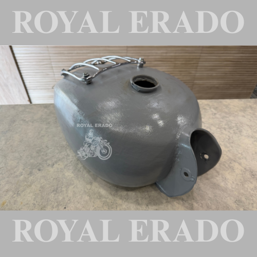 Royal Enfield Vintage Old Model G2 1962 Style Bullet 350 Standard Electra Tank Classic Tank with Chrome Grill without paint.