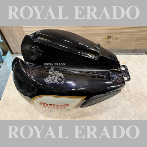 Royal Enfield Classic 350 BS-3 BS-4 tank in black colour after 2012 model uce engine.