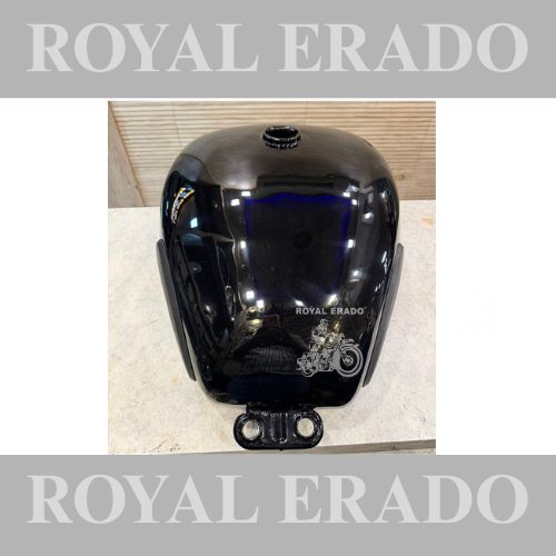 Royal Enfield Classic 350 BS-3 BS-4 tank in black colour after 2012 model uce engine.