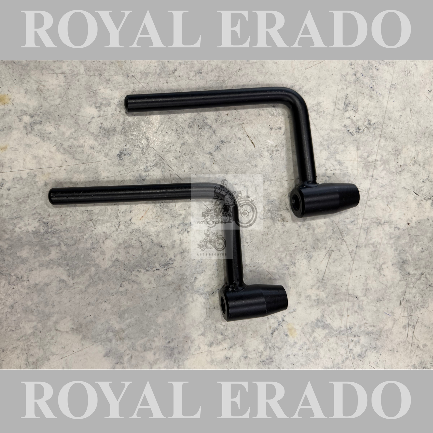 Royal Enfield old model rear footrest killi for the cast iron engine standard and Electra 4-speed bike.