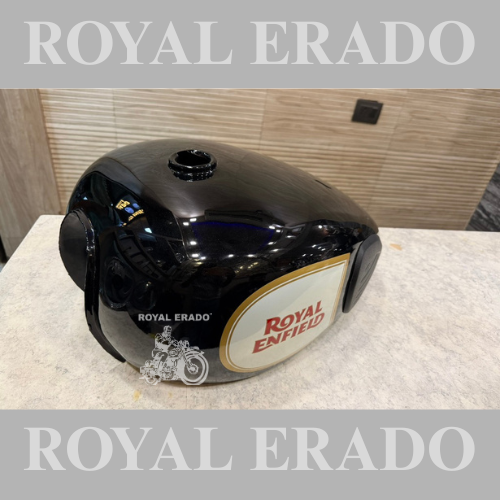 Royal Enfield Classic 350 BS-3 BS-4 tank in black colour after 2012 model uce engine.