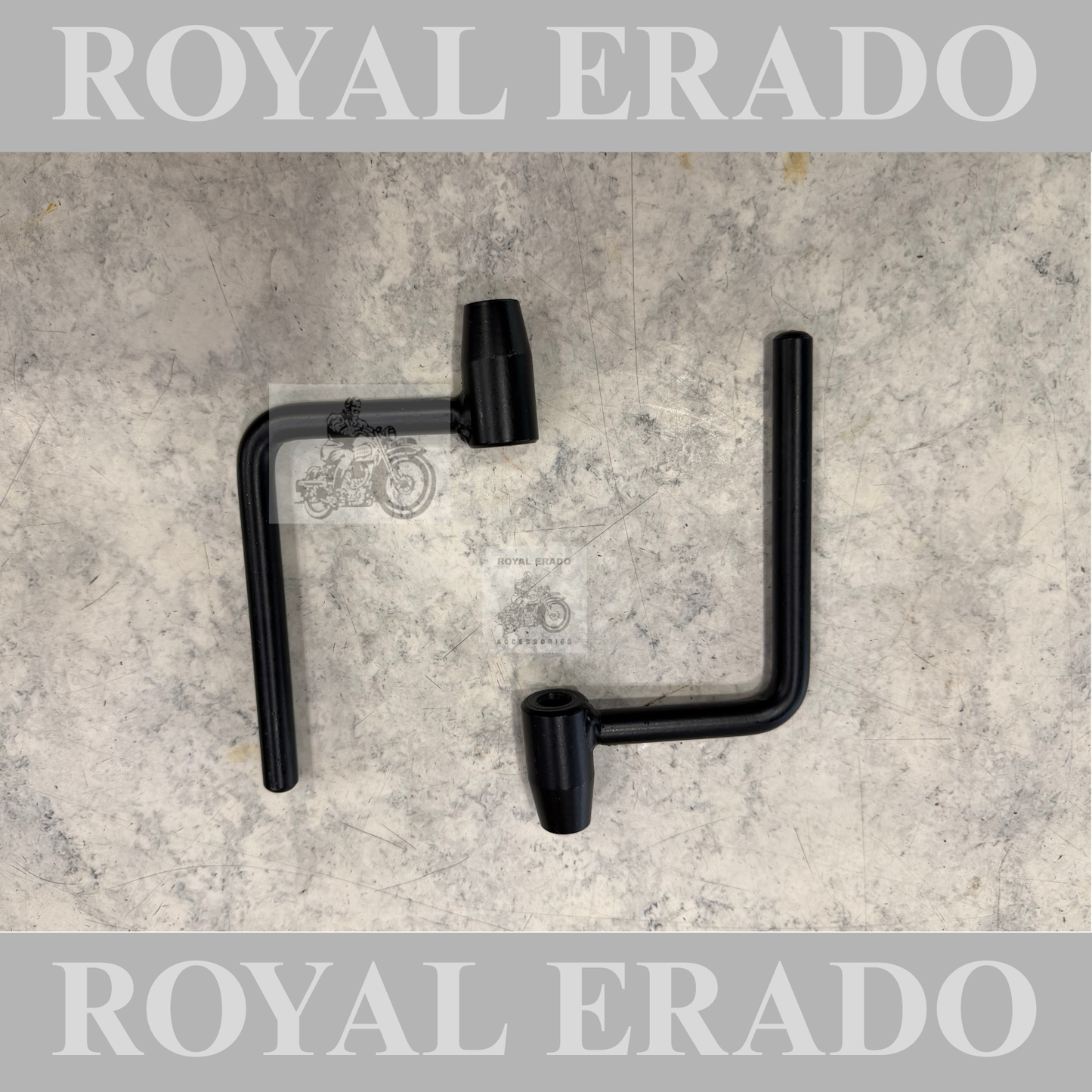 Royal Enfield old model rear footrest killi for the cast iron engine standard and Electra 4-speed bike.