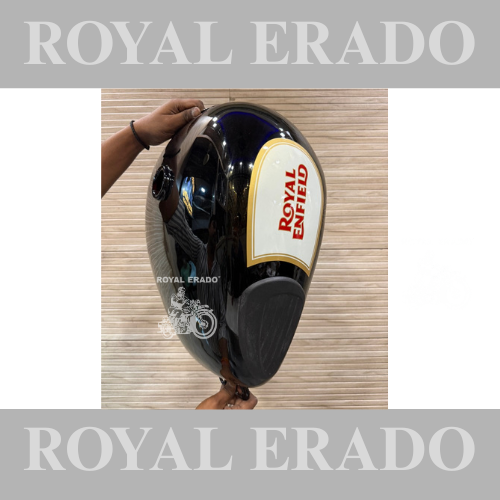 Royal Enfield Classic 350 BS-3 BS-4 tank in black colour after 2012 model uce engine.
