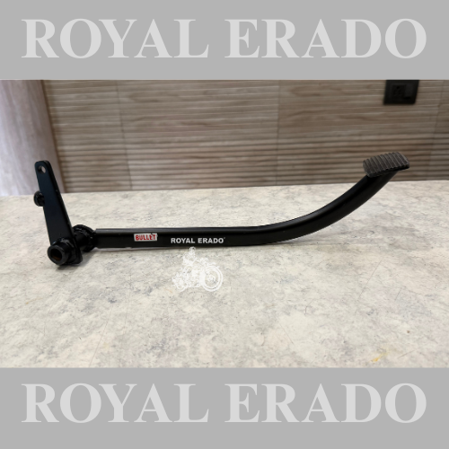 Royal Enfield old model cast iron engine brake pedal lever for 4-speed bike, Standard and Electra in black