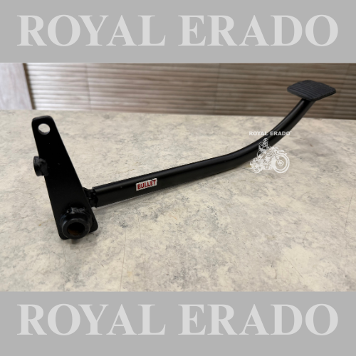 Royal Enfield old model cast iron engine brake pedal lever for 4-speed bike, Standard and Electra in black