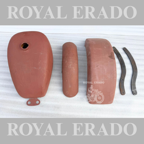 Royal Enfield left-side bend pipe for old model cast iron engine Standard Vintage G2 1962 old model bullet 350 ( for both side silencer /double boar head )