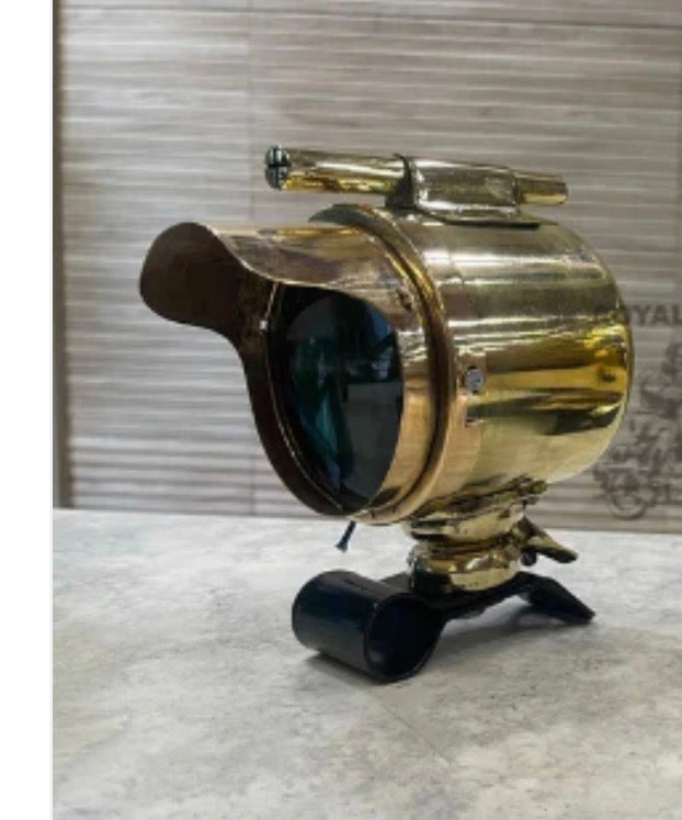 Vintage brass g2 1962 model one peace fog light brass for royal enfield