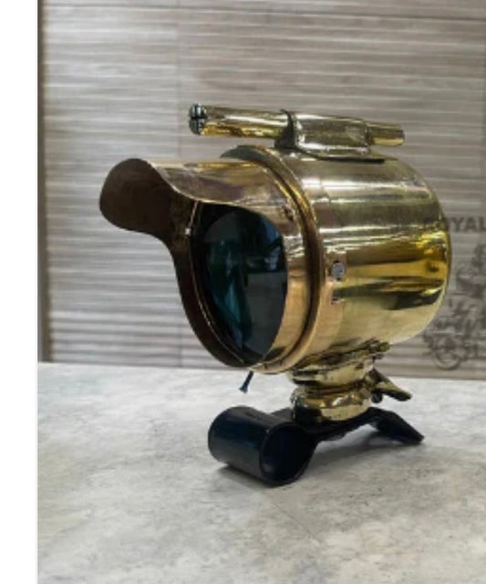 Vintage brass g2 1962 model one peace fog light brass for royal enfield