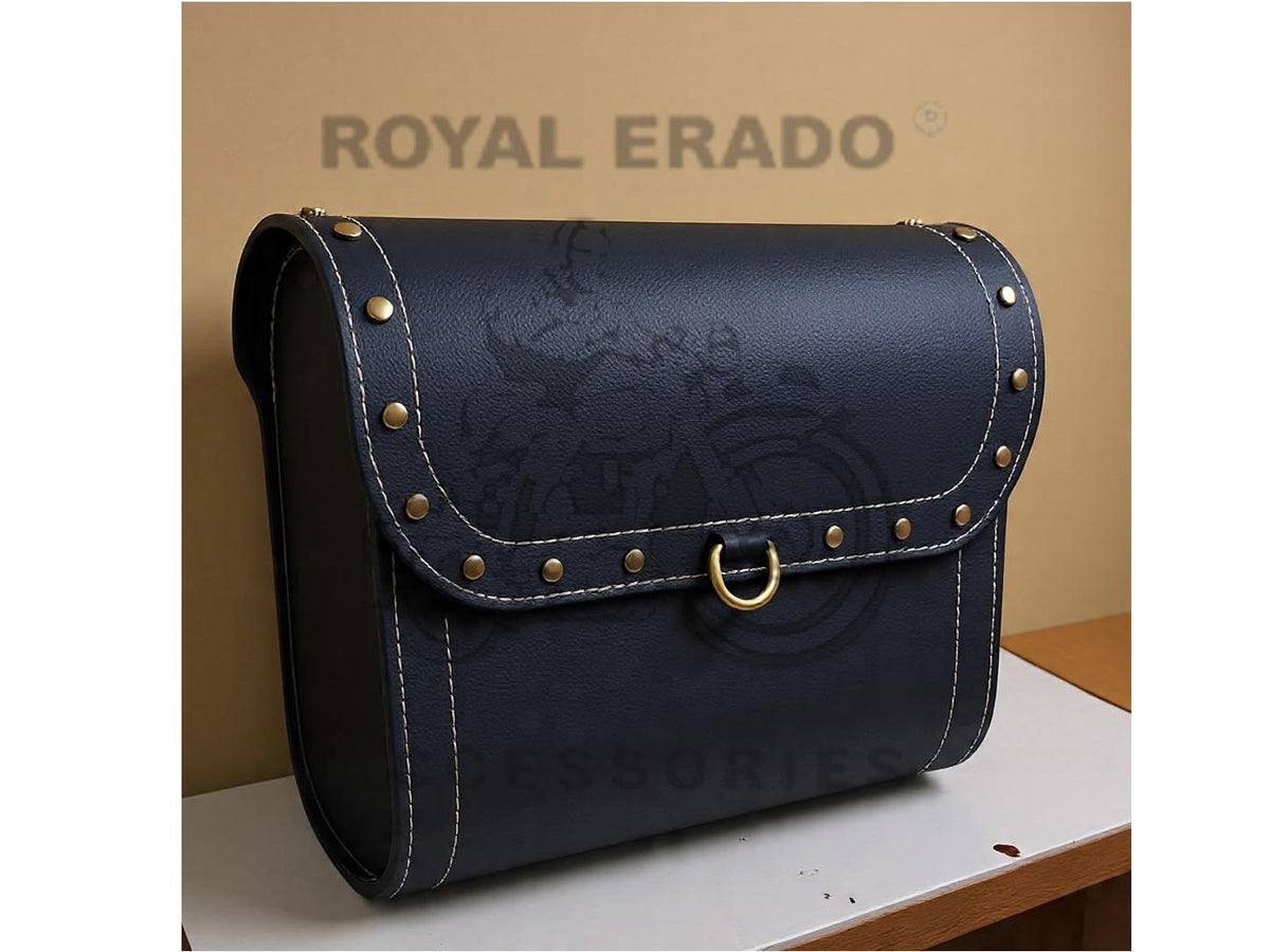 Waterproof Side Bag Black For Royal Enfield Classic Electra Standard, Reborn Classic Battalion Standard  A