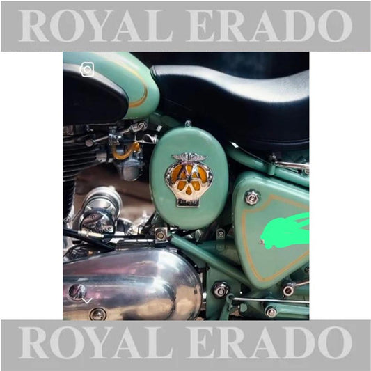 Aa Monogram Badge To Vintage G2 1962 Old Model Bullet 350 Look For Royal Enfield Classic Electra Standard Reborn New Standard Battalion