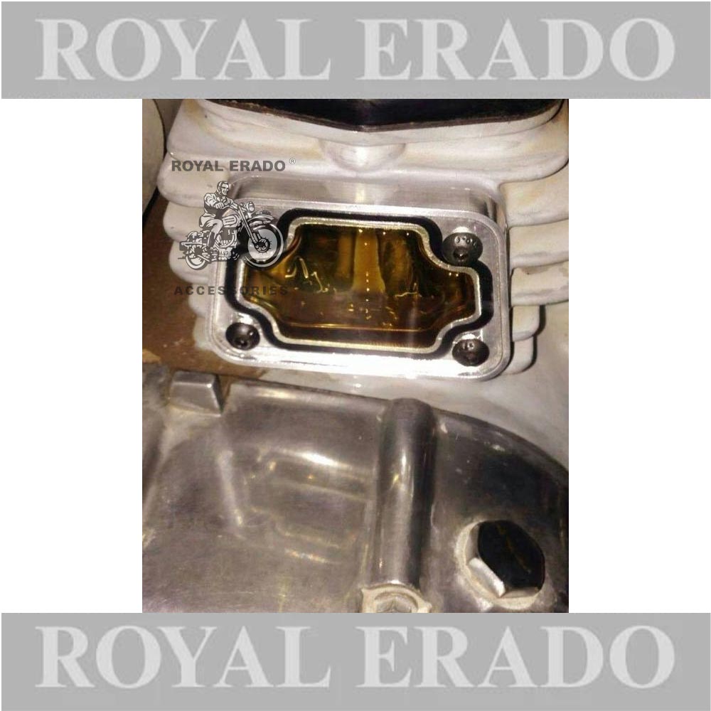 Tappet Plate With Glass For The Uce Model  Engine Of Royal Enfield Classic Electra Standard Thunderbird Bs-3 Bs-4 To See Oil Moving In The Bike And Tappet Working