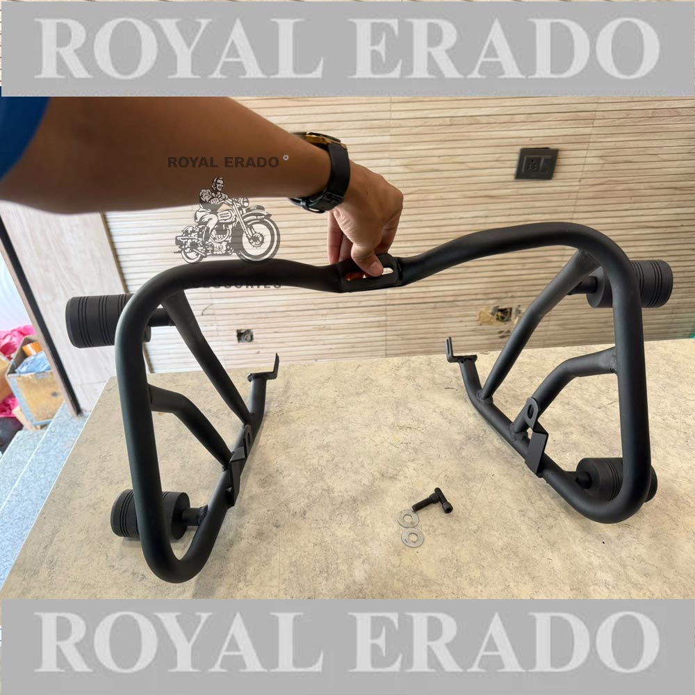 Harley Davidson X440 Crash Guard In Black With Double Slider