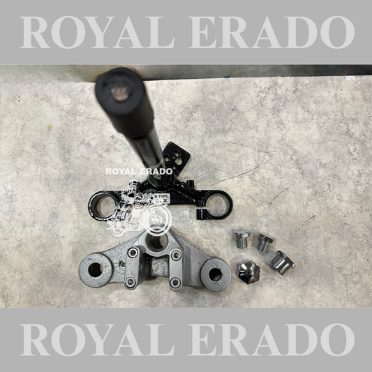 HANDLE T ASSEMBLY TO CONVERT FRONT SHOCKER OF CLASSIC , ELECTRA OR STANDARD TO CHOPPER BOBBER THUNDERBIRD TYPE.