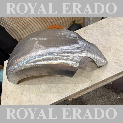 Royal Enfield rear anchor shape mudguard for broad tyre 180 number for Harley Davidson bobber chopper style look for Classic Electra, standard, Thunderbird, Avenger
