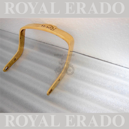 Royal Enfield rear brass seat handle backrest with royal written with laser For classic Electra and Standard vintage g2 old model Royal Enfield