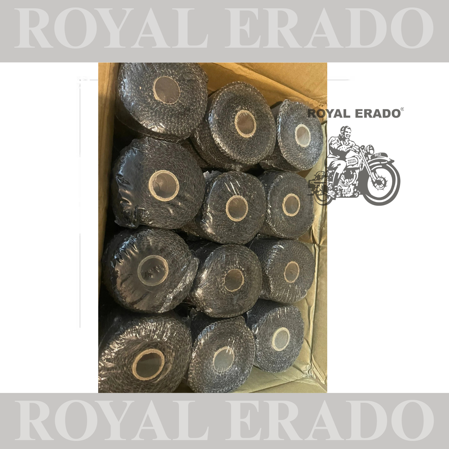 Bike Exhaust Silencer Wrap Heat Shield Protector with Clip Clamp Black for Royal Enfield 3 METERS for Royal Enfield classic electra standard battalion reborn hunter 350 meteor 350 super meteor 650 interceptor and gt  650 , classic twin 650