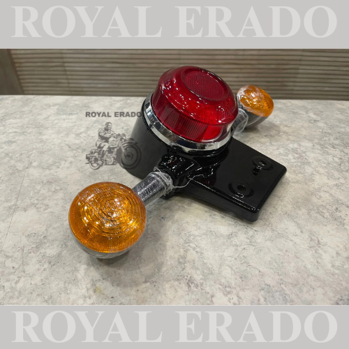 Royal enfield Reborn Classic number plate TAIL LIGHT ASSEMBLY WITH INDICATOR for classic electra standard