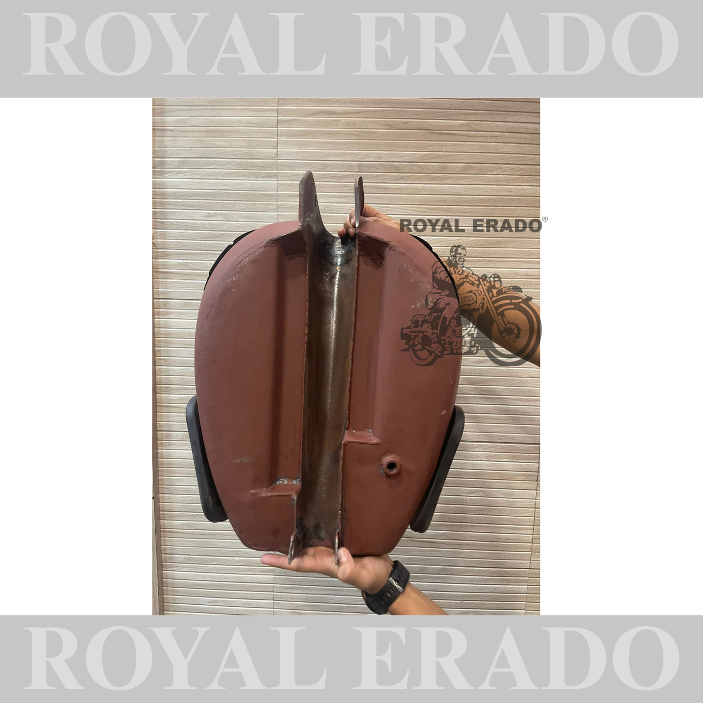 18 to 20 litter tank with vintage enfield tank monogram and knee pad  for royal enfield old model g2 standard electra n classic
