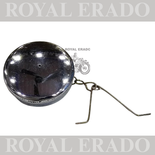 vintage style 1962 g2 model tank cap chrome with chain for royal enfield standard