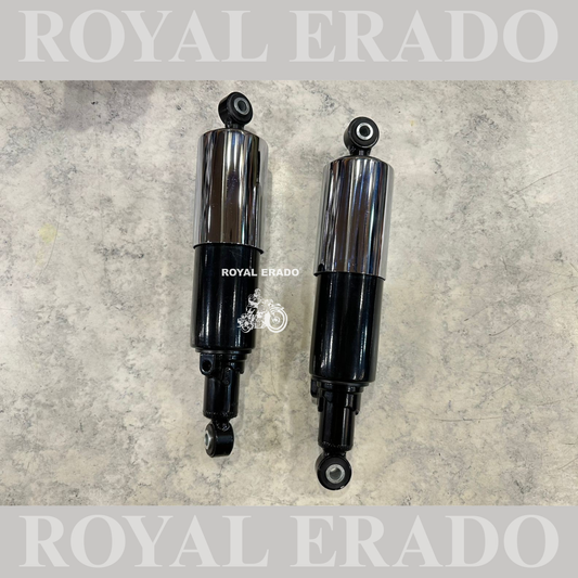 Royal Enfield vintage g2 1962 old model black chrome shocker for Standard bullet Electra.