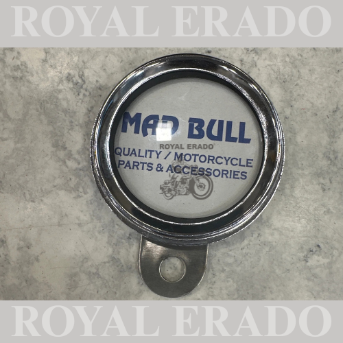 CHROME TOKEN HOLDER BRITISH TAX TAG TOKEN HOLDER FOR ROYAL ENFIELD AND OTHER VINTAGE BIKES
