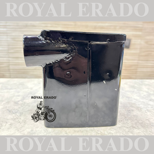 Royal Enfield Bullet old model g2 vintage air filter box black for Standard Electra before 2010 model