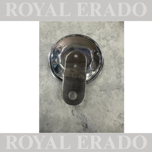 CHROME TOKEN HOLDER BRITISH TAX TAG TOKEN HOLDER FOR ROYAL ENFIELD AND OTHER VINTAGE BIKES