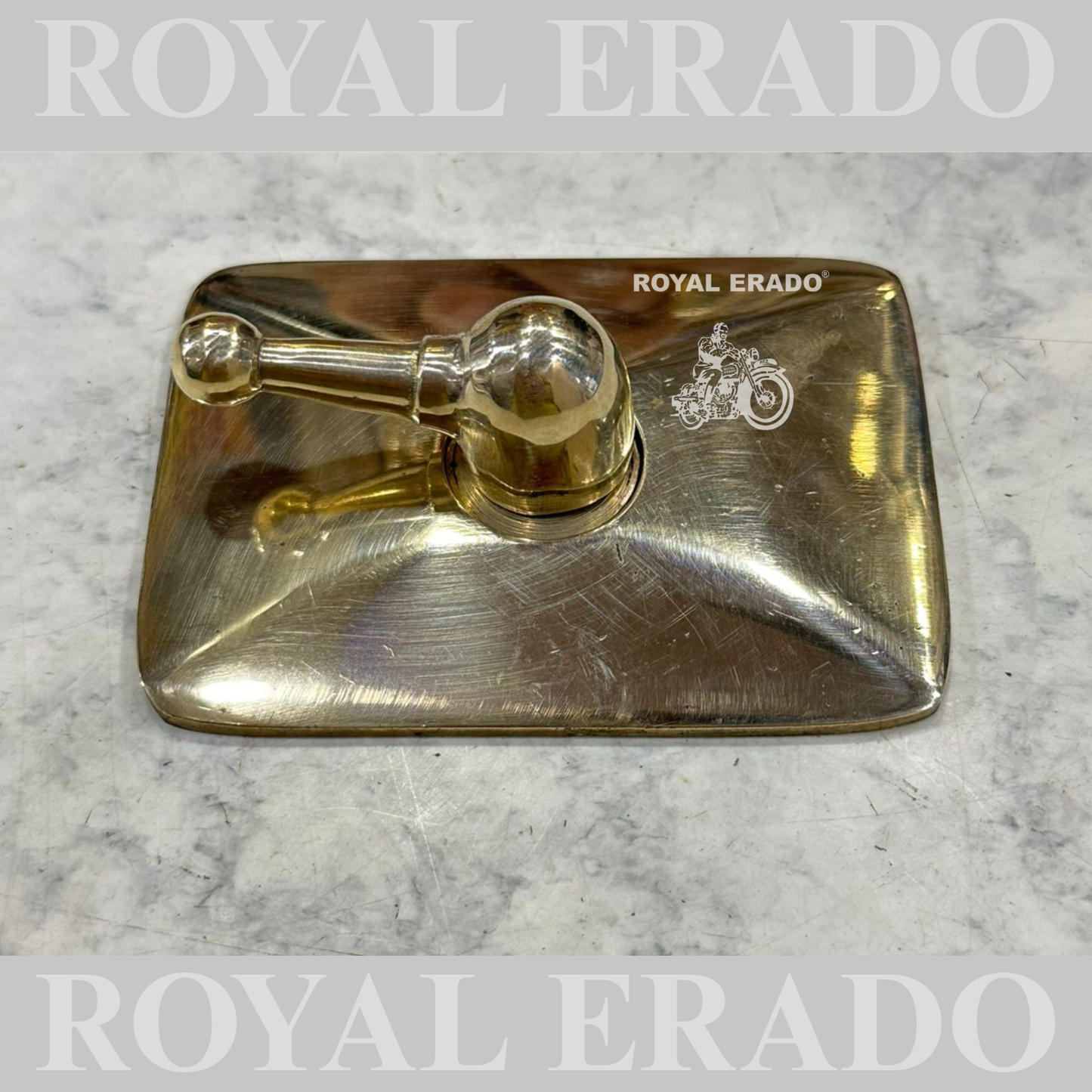 Royal Enfield vintage bullet g2 1962 old model Standard and Electra cast iron engine tappet plate with nut brass