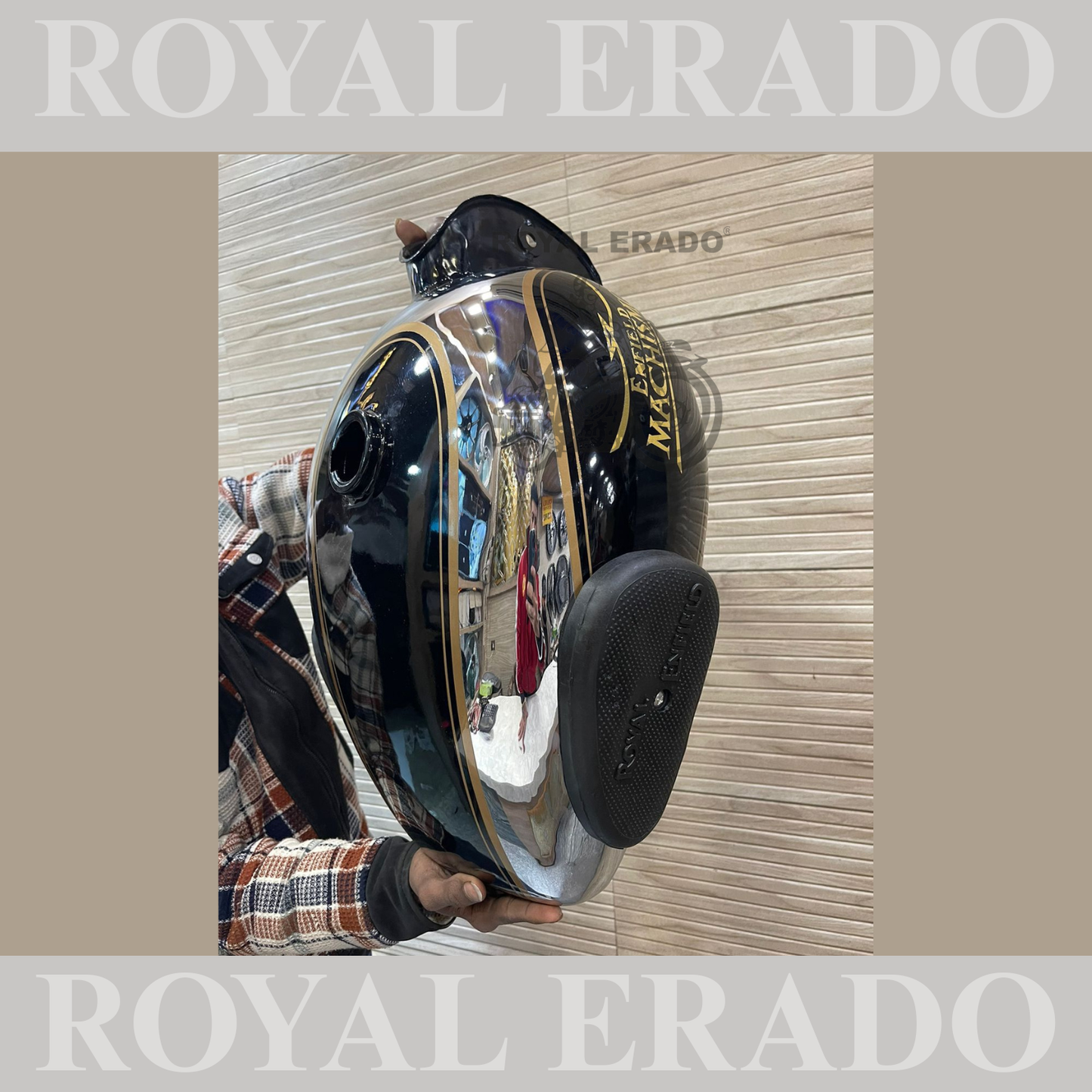 Royal Enfield tank machismo style vintage old g2 model tank for Classic Electra Standard