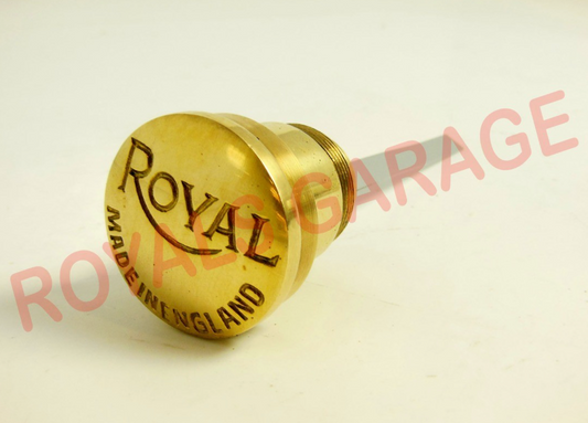 Brass oil gaudge with collar for old model royal enfield electra, standard before 2010 model
