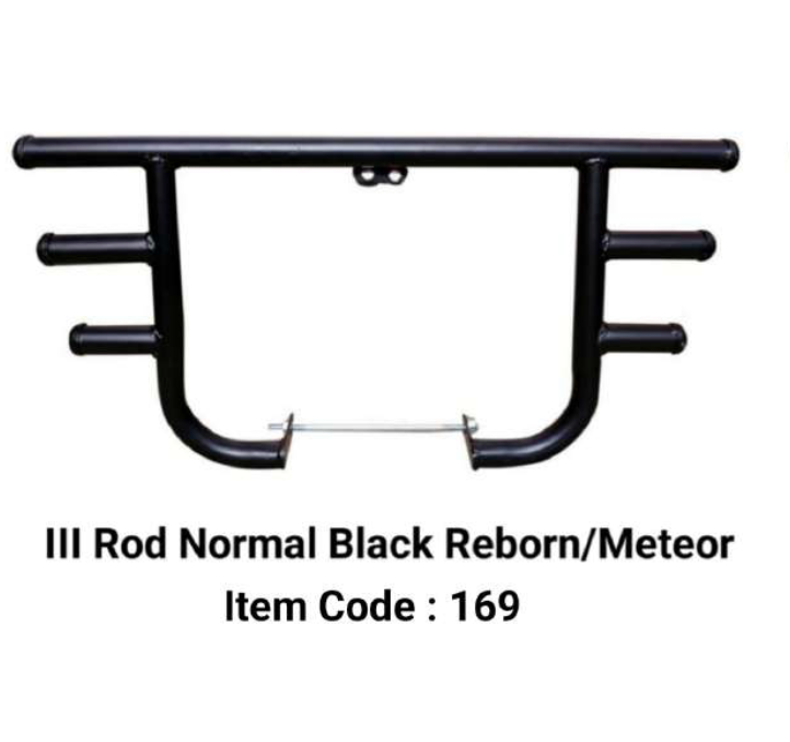 3 ROD LEG GAURD CRASH BAR FOR REBORN / METEOR 350CC