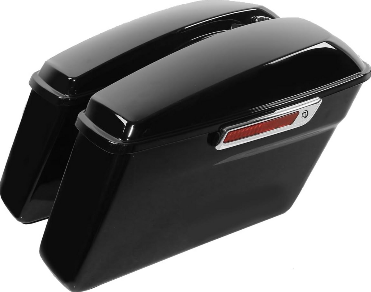 Harley Davidson style side boxes Side Panniers saddle bags for Harley-Davidson Low Rider, Road Glide, Fat Boy, Harley Street 750, Street Rod, Super Meteor 650, Meteor 350, &Classic 650, Jawa Perak, Goan Classic, Battion Standard, Reborn Classic