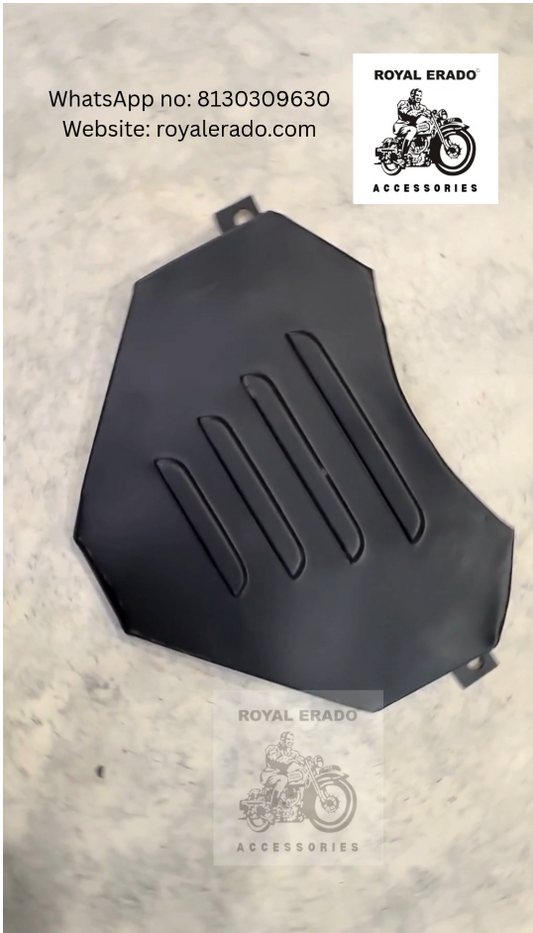Royal enfield old model vintage g2 1962 model bullet 350 standard electra engine base plate / front seat electric wire plate cover under front seat