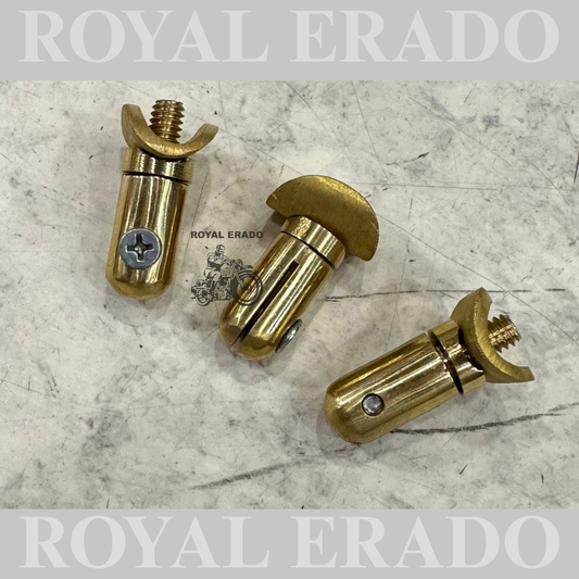 universal brass number plate  khutti 3 PEACES  vintage style for Front mudguard  of royal enfield , bsa , jawa , etc