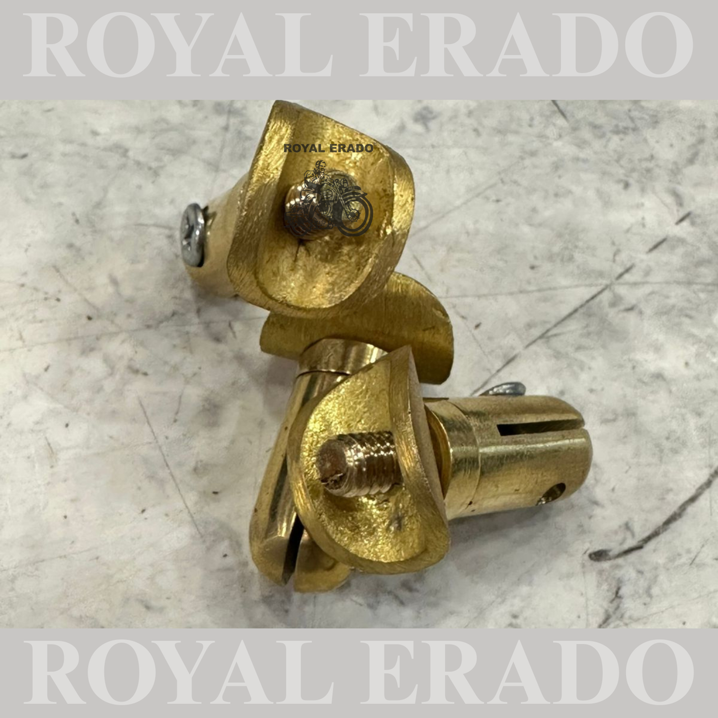 universal brass number plate  khutti 3 PEACES  vintage style for Front mudguard  of royal enfield , bsa , jawa , etc