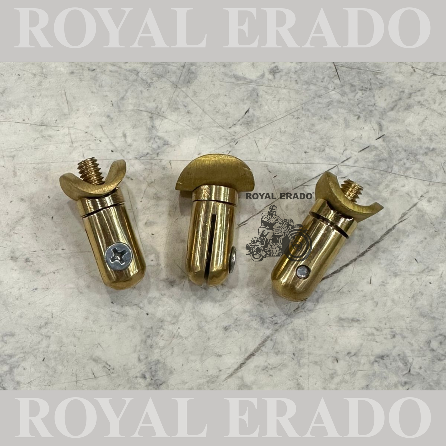 universal brass number plate  khutti 3 PEACES  vintage style for Front mudguard  of royal enfield , bsa , jawa , etc