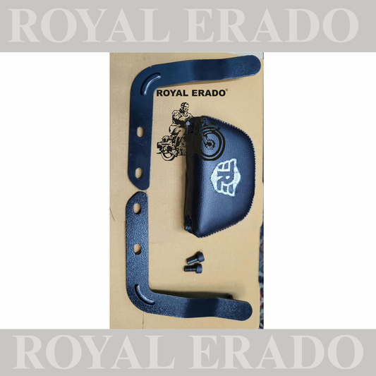 Royal enfield classic electra standard reborn backrest in metal