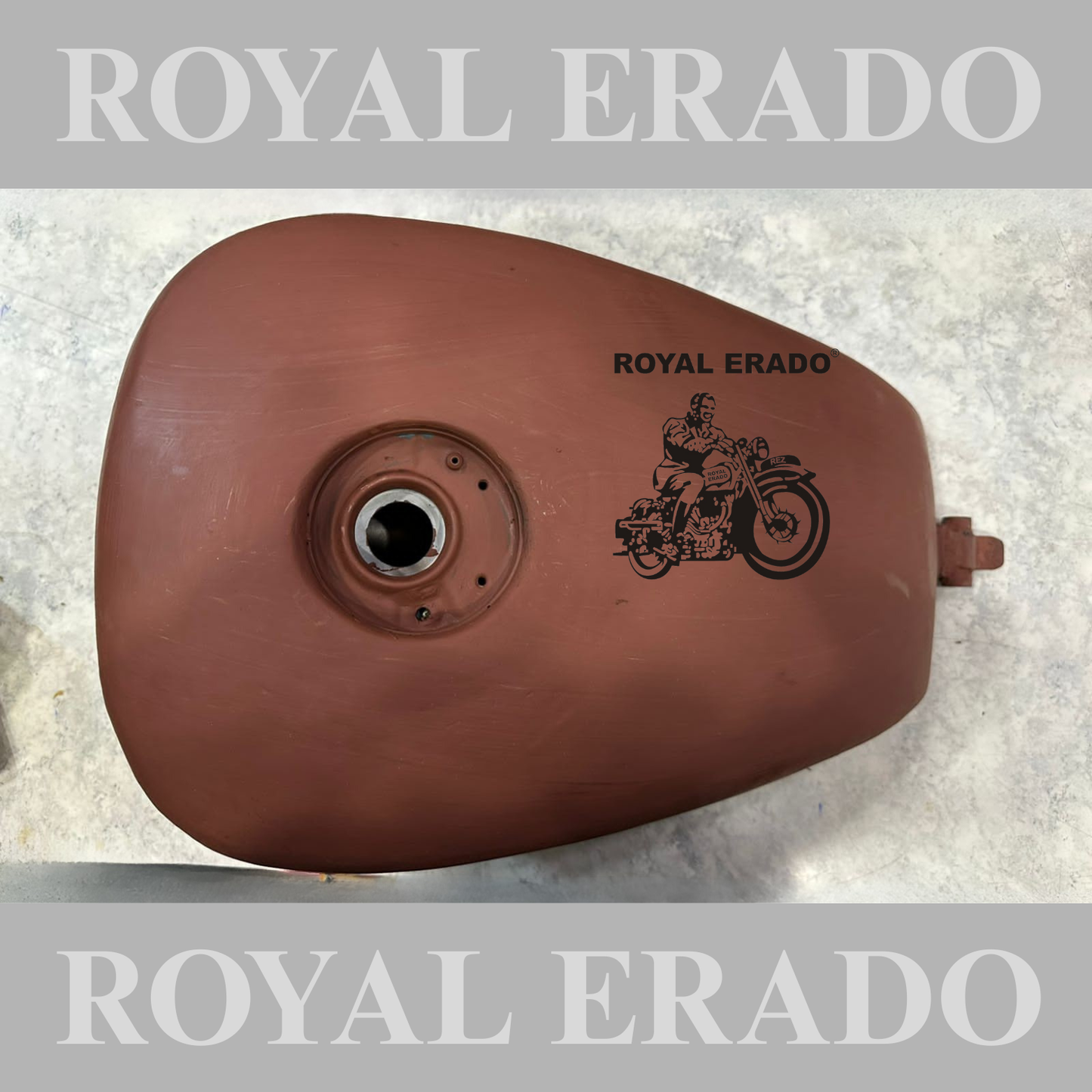 Bobber peanut shape Harley Davidson 883 or Harley Davidson 48 shape tank For Royal Enfield meteor 350 Without paint.