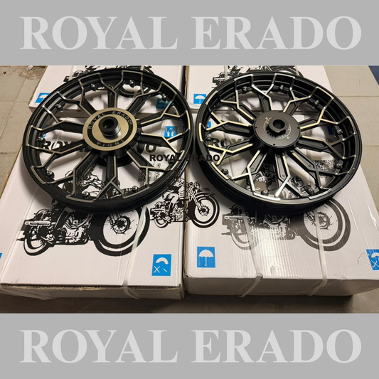 Royal Erado 5808 UV design Harley design Alloy Wheel set for Thunderbird and Classic double disc