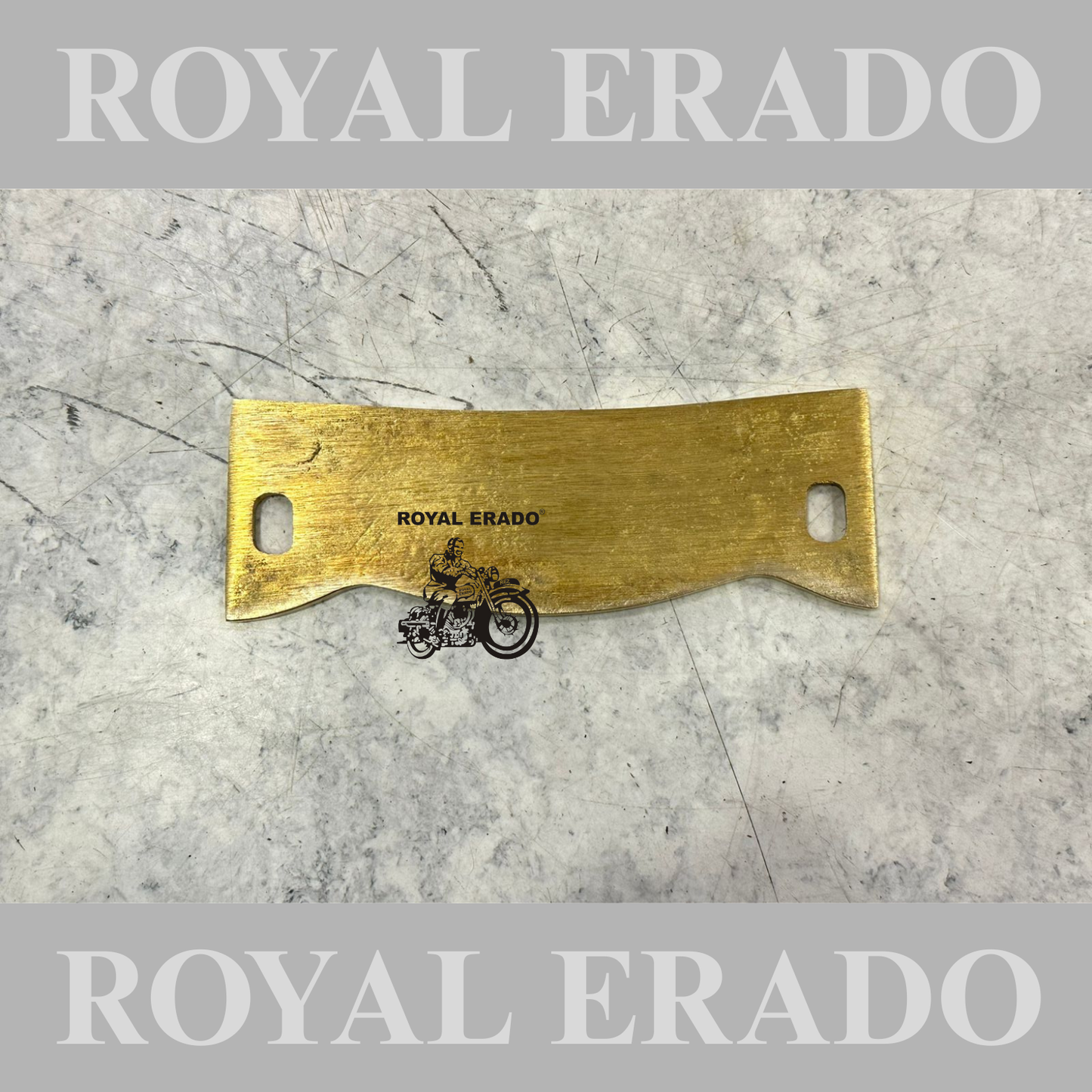 Royal Enfield old model vintage g2 Standard bullet 1962 kabir singh style crown plate in brass.