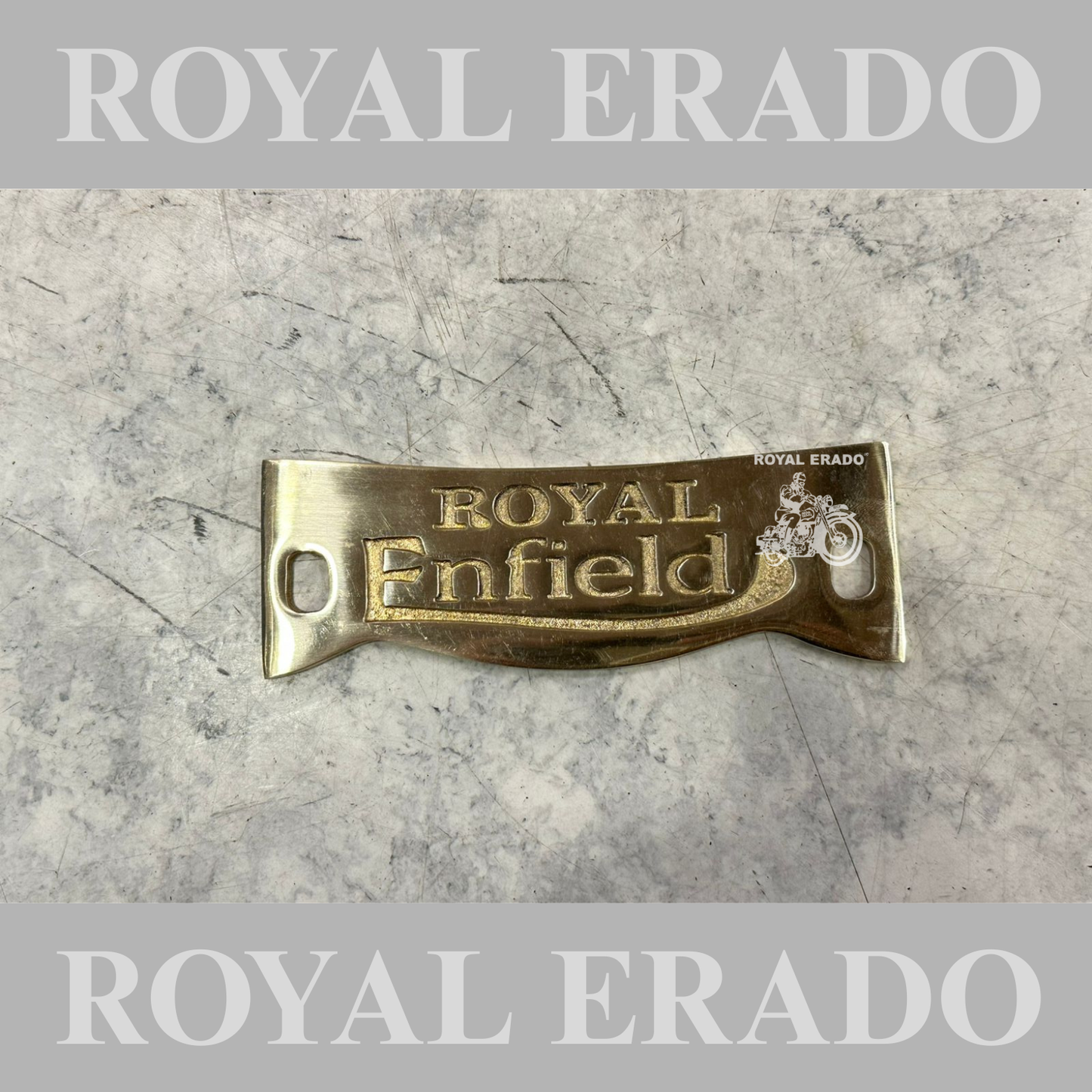 Royal Enfield old model vintage g2 Standard bullet 1962 kabir singh style crown plate in brass.